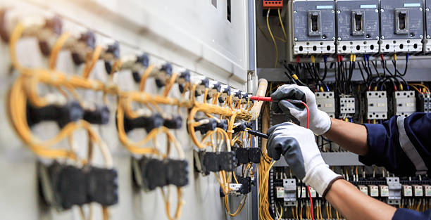 Professional Electrician technician working in Blaine, MN